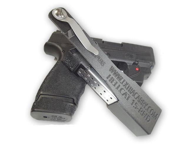 Springfield Hellcat 9mm 15 Round Magazine Pouch - Tactical Concealed Carry Accessory for Range Training & EDC (Everyday Carry)