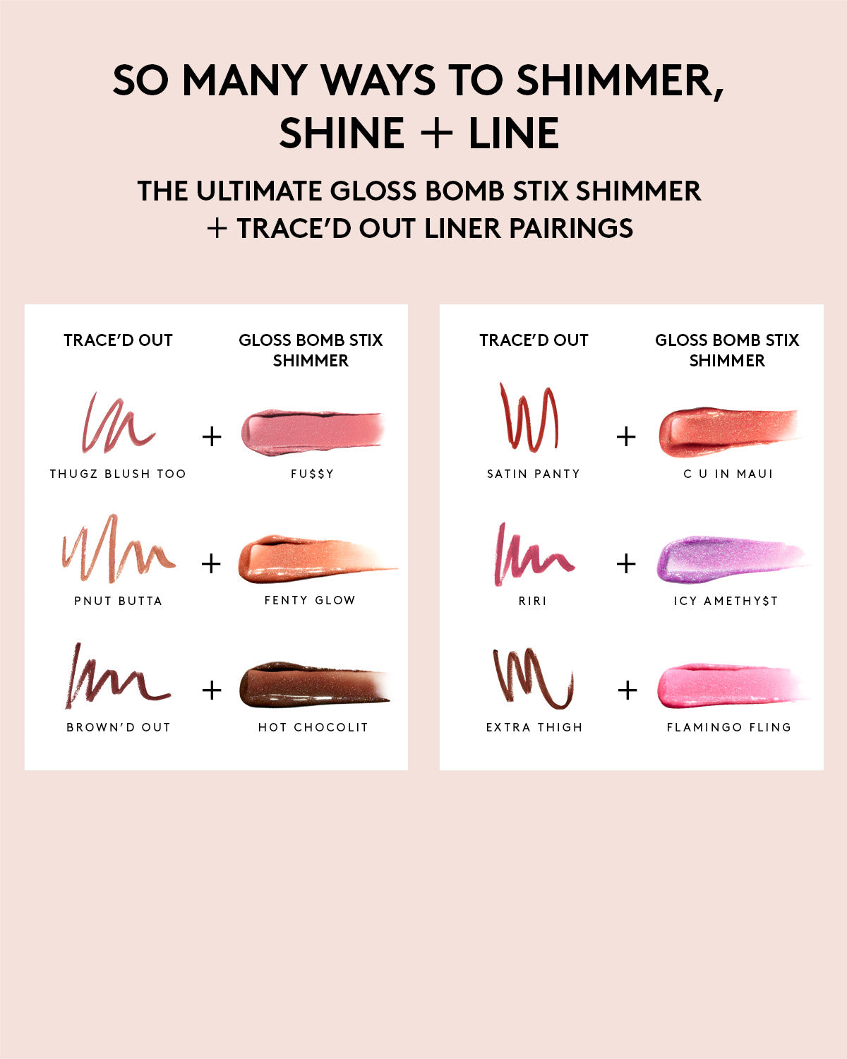 Gloss Bomb Stix High Shine Gloss Stick - Shimmering Flamingo Fling Lip Gloss | Hydrating & Non-Sticky | Perfect for Everyday Wear & Night Out Makeup