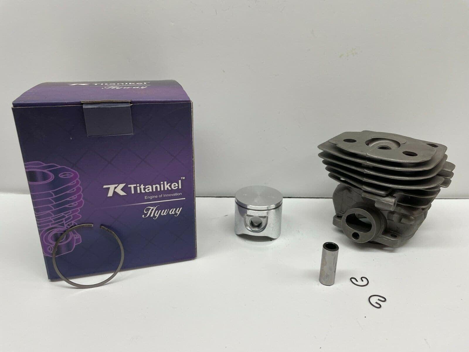 Hyway Cylinder Kit Titanikel for Husqvarna 357 46mm 537 24 85 02 - High-Performance Replacement Part for Chainsaw Repair & Forestry Work