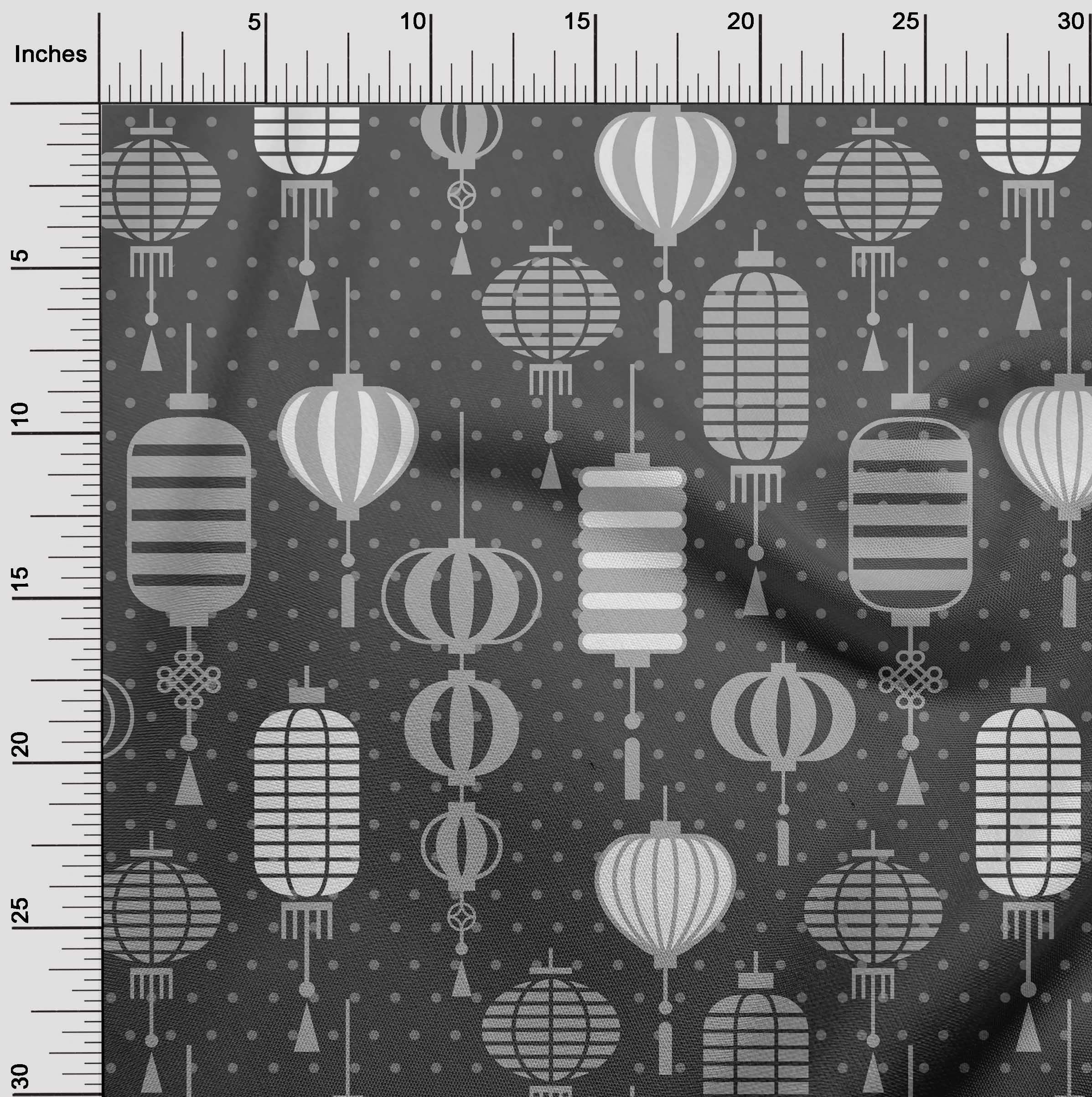 Premium Cotton Flex Gray Fabric - 40 Inch Wide for Sewing, DIY Crafts & Home Decor | Soft, Durable Material by The Yard for Quilting, Lampshades & Upholstery Projects | Perfect for Asian-Inspired Lamps, Curtains & Throw Pillows