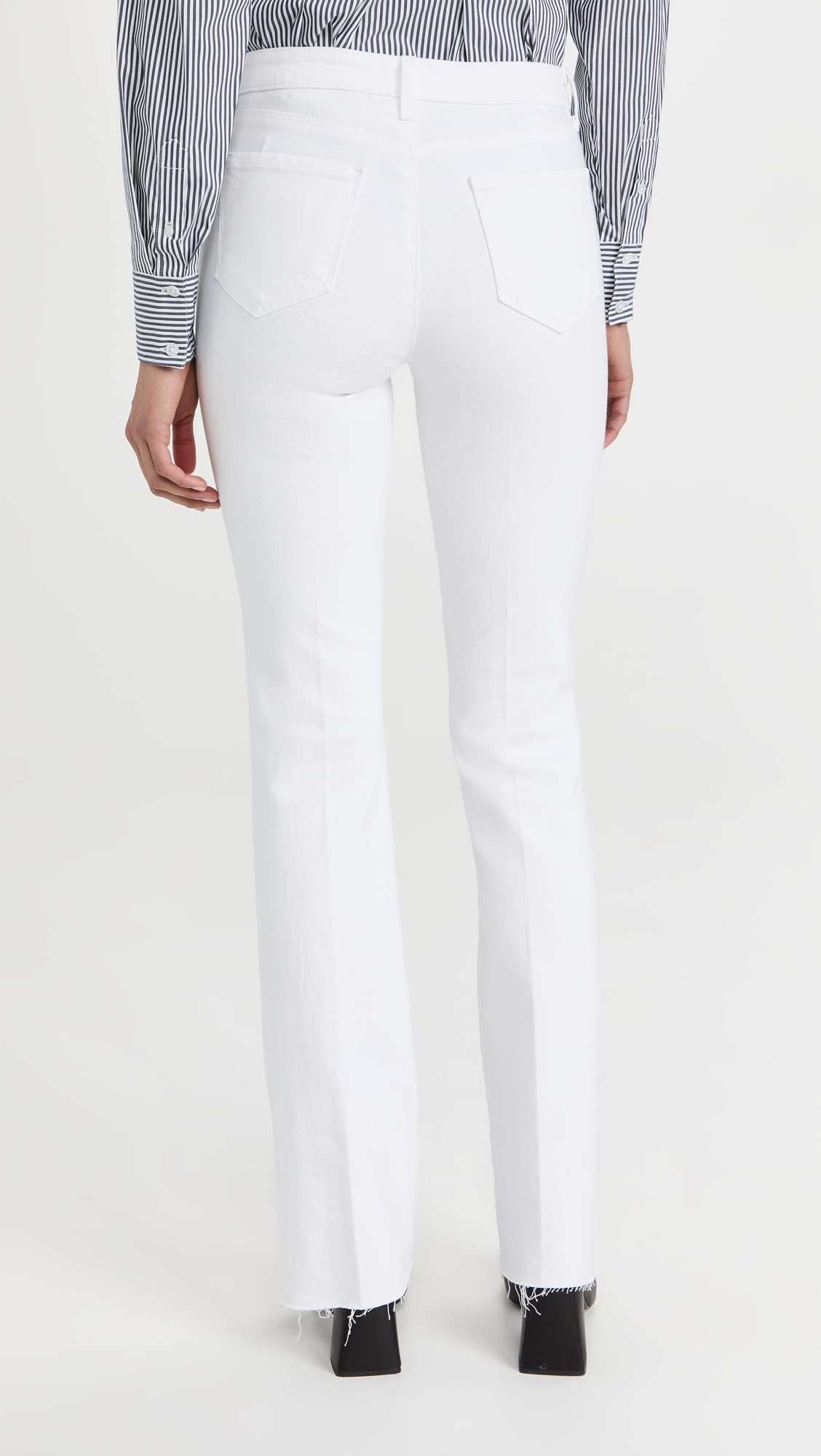 Women's Ruth Straight Raw Hem Jeans - High Waist Slim Fit Denim Pants for Casual & Everyday Wear | Perfect for Office, Outings & Date Nights