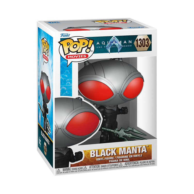 DC Aquaman Black Manta Action Figure - Collectible Superhero Toy for Fans & Display - Perfect for Cosplay, Gifts, and DC Comics Collections