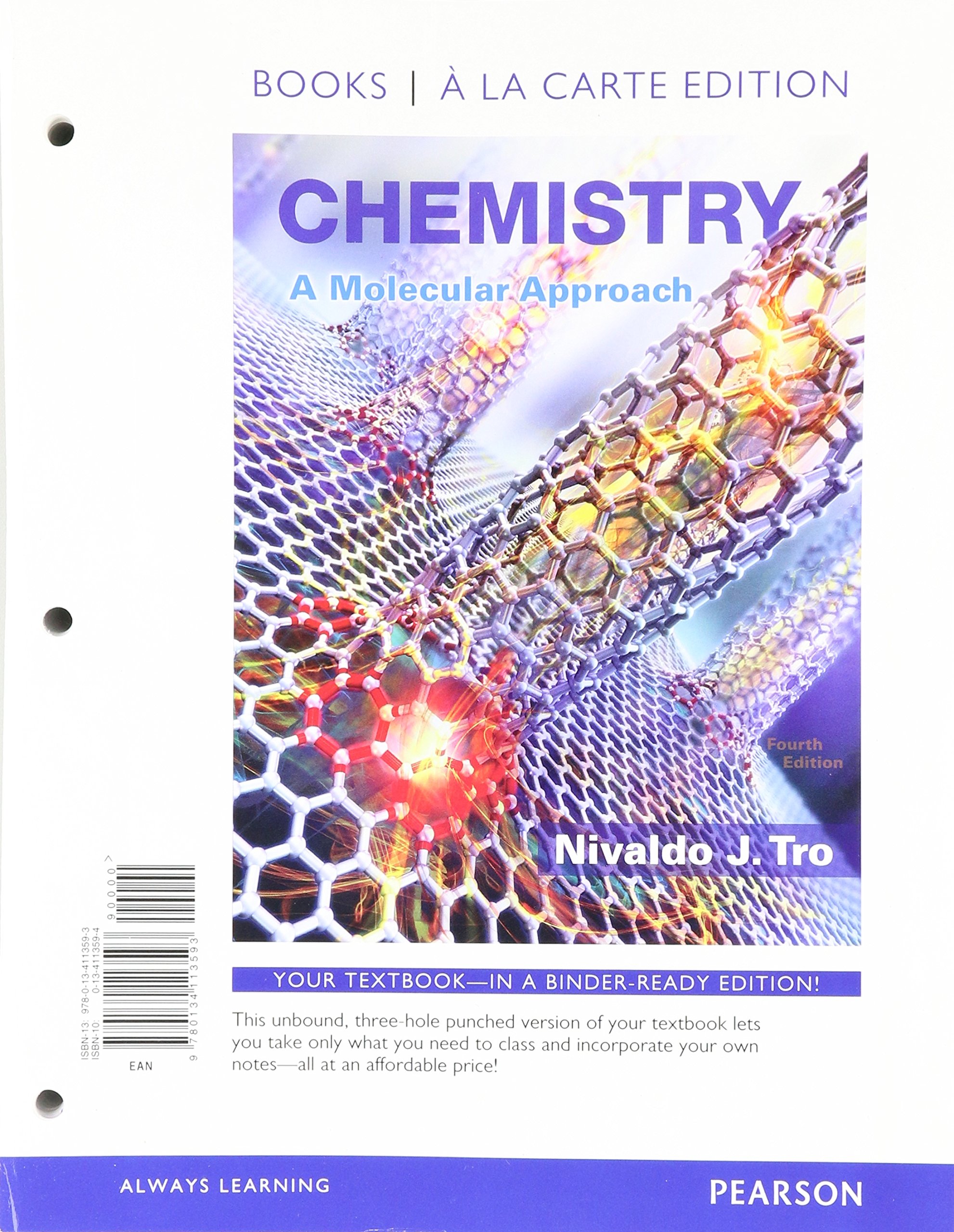 Chemistry: A Molecular Approach 4th Edition - Loose-Leaf Textbook with Mastering Chemistry & Pearson eText Access Card - Perfect for College Students & Chemistry Majors - Ideal for Lab Studies & Exam Preparation