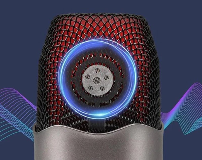 ANDOWL Professional Condenser Microphone with Stand - USB Podcast Mic for Studio Recording, Streaming & Voice Overs - Perfect for Podcasters, Gamers & Content Creators (Model S740)