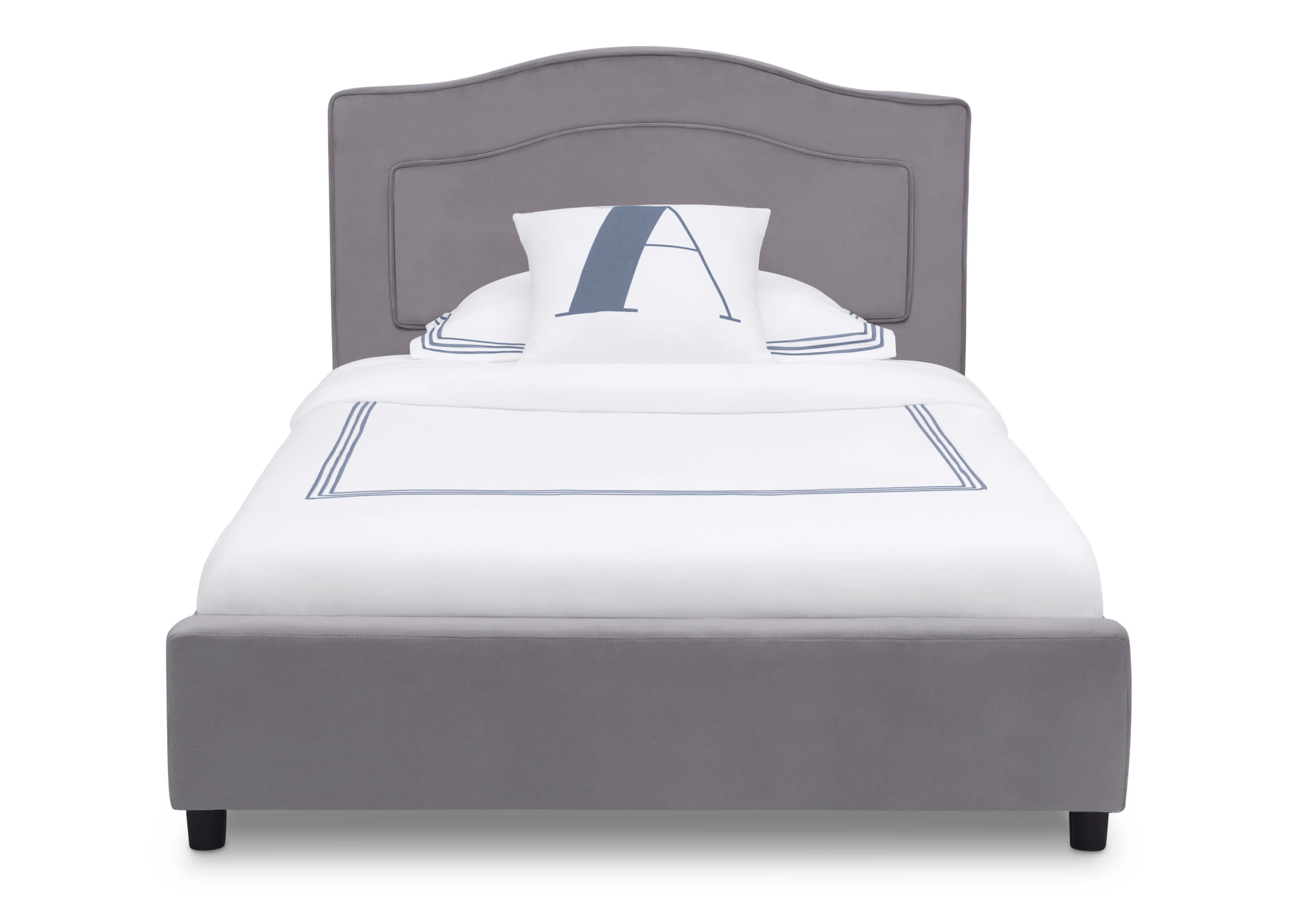 Comfortable Upholstered Twin Bed with Soft Fabric - Perfect for Kids' Rooms, Guest Bedrooms & Small Spaces