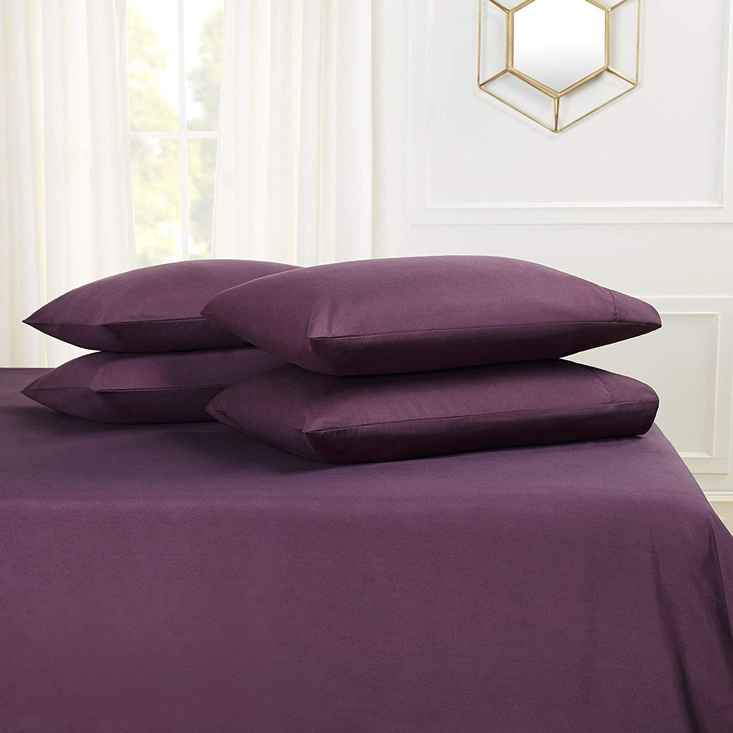 Premium 5-Piece Split King Sheet Set - 800 Thread Count 100% Cotton Bedding for Adjustable Beds | Deep Pocket Fits Mattress Up to 21