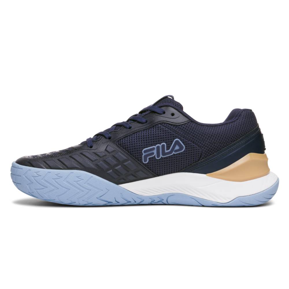 Fila Axilus 3 Men's Tennis Shoes - Navy Blue Athletic Sneakers for Court Sports & Casual Wear