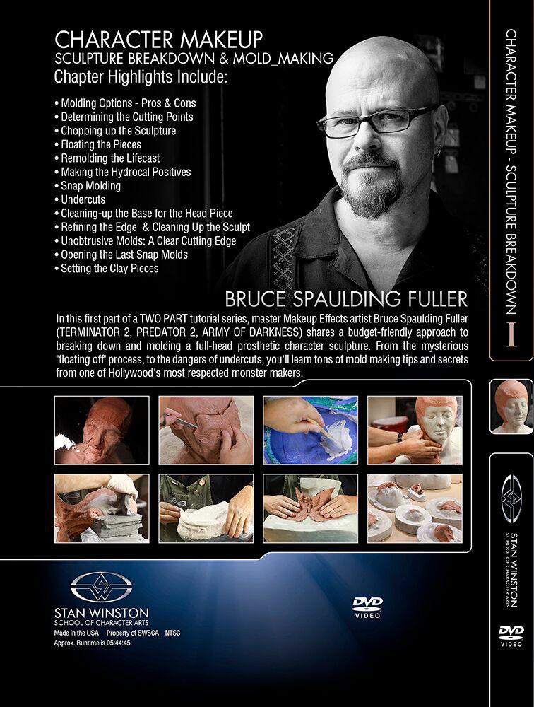 Stan Winston Studio Character Makeup Sculpture Breakdown & Molding DVD - Professional Special Effects Makeup Tutorial for Film & Theater Artists - Perfect for Halloween Costumes & Cosplay