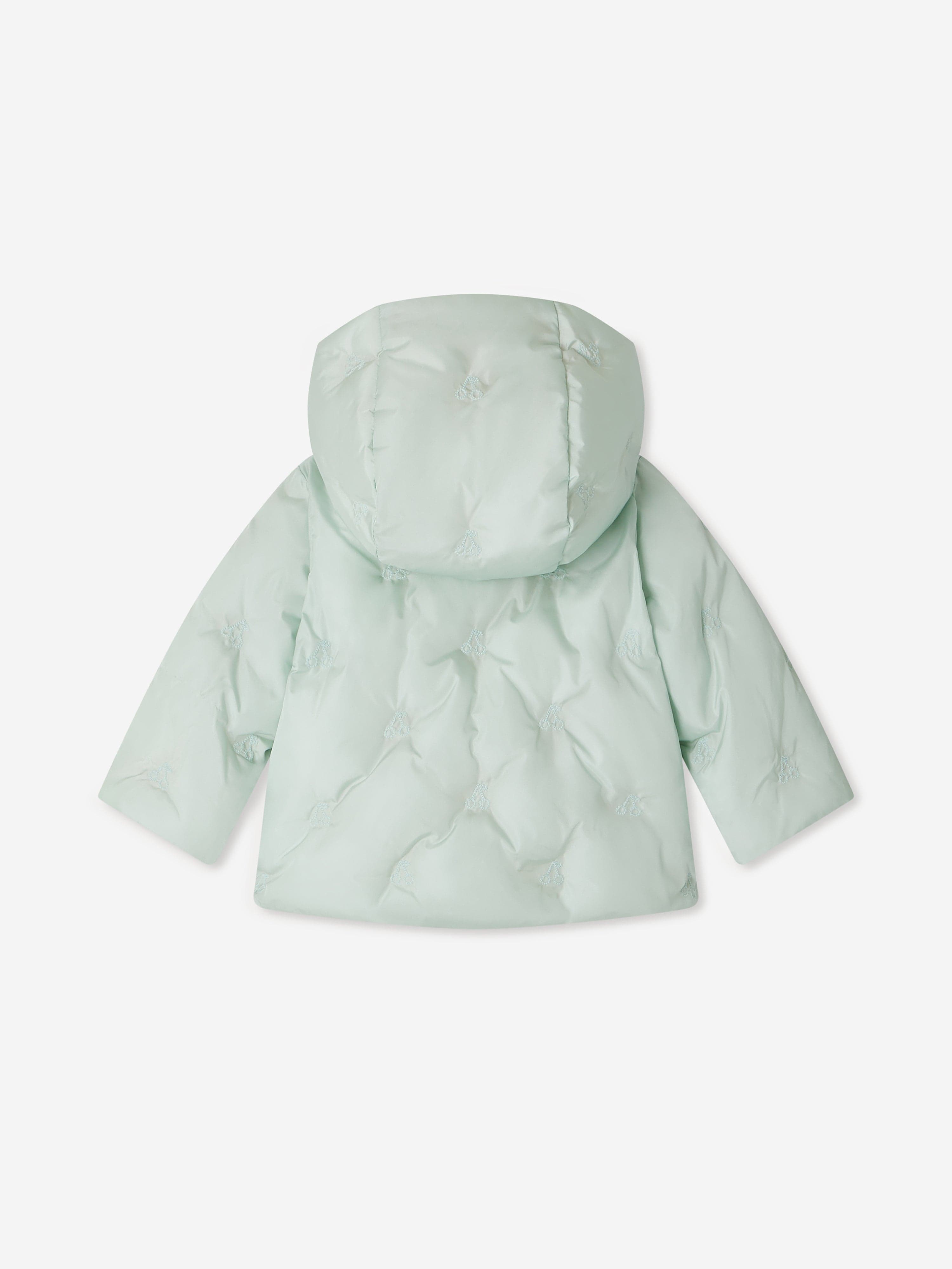 Baby Girls' Padded Bonno Jacket in Green | Warm Winter Coat for Toddlers | Perfect for Outdoor Play & Cold Weather