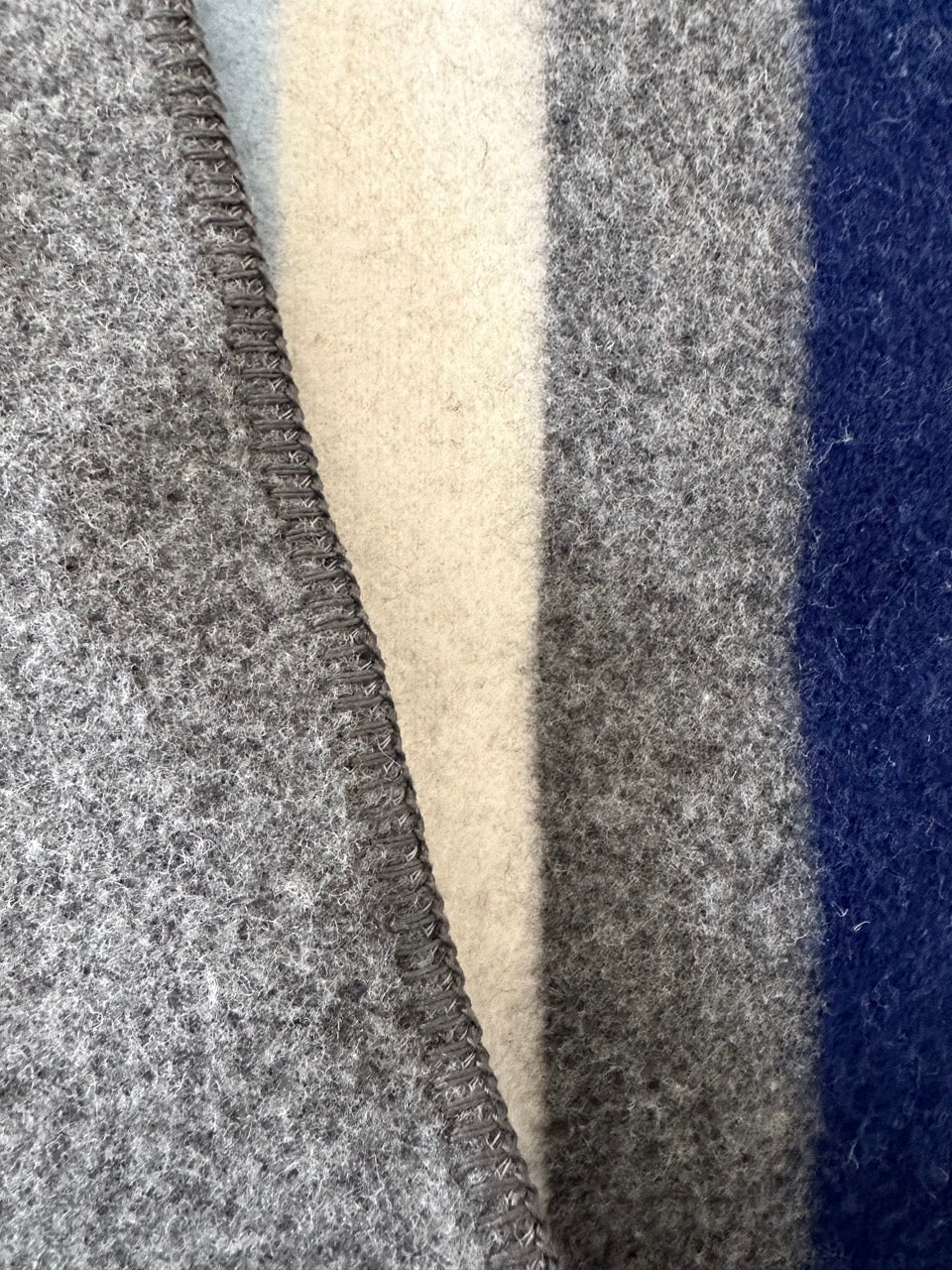 Premium Wool Blanket - Soft & Warm Mountain Clouds Design - Cozy Home Decor, Camping & Outdoor Adventures