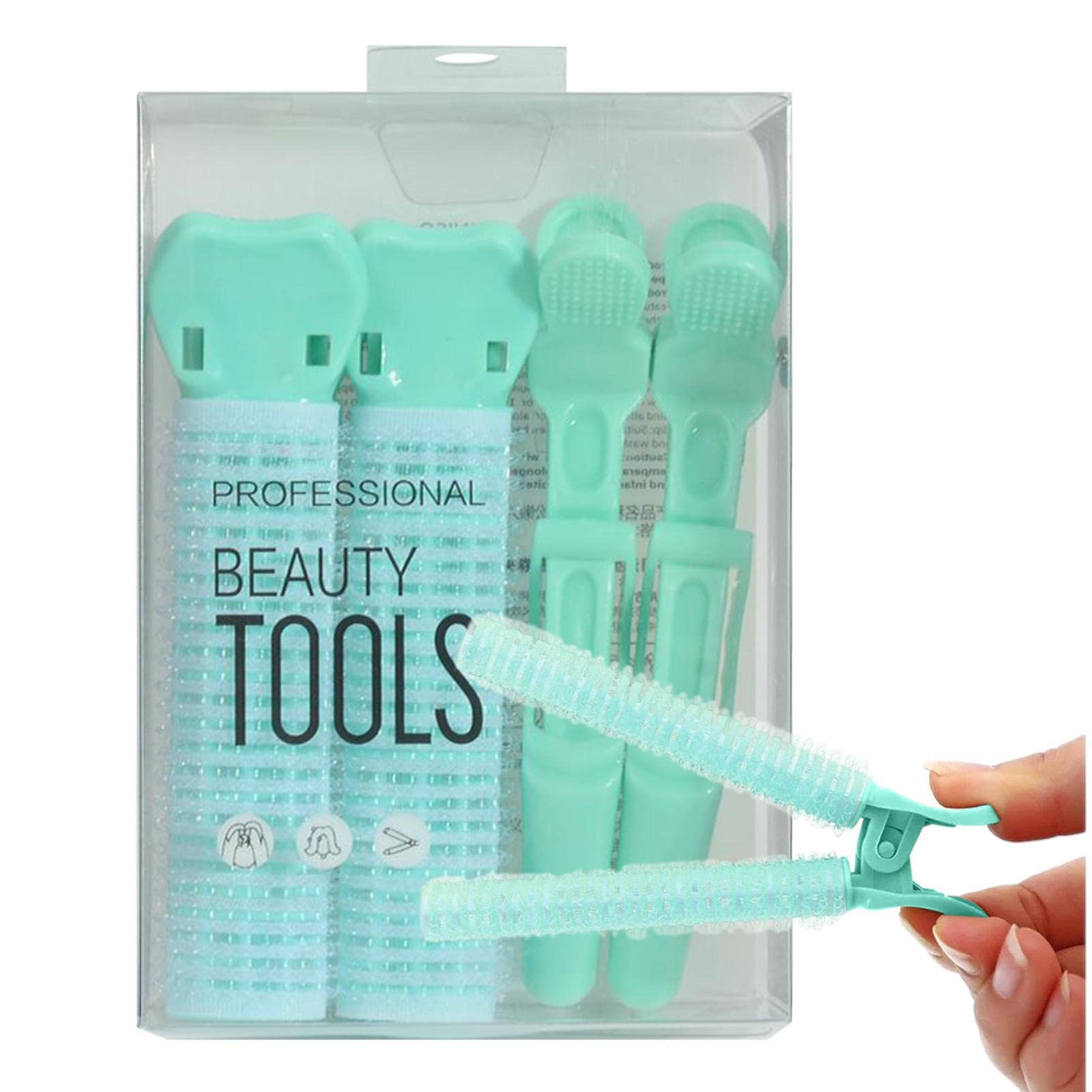 Volumizing Hair Clips for Women - 4pcs Instant Fluffy Hair Root Clips, Bangs Curler for DIY Hair Styling - Natural Self Grip Volume Booster - Perfect for Home, Salon & Travel Hair Styling