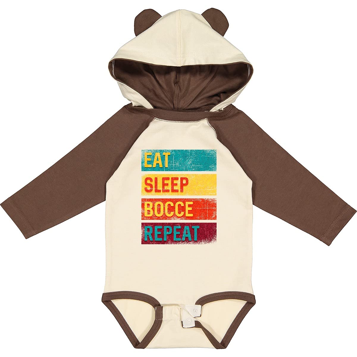 Inktastic Bocce Player Sports Gift - Long Sleeve Baby Bodysuit for Boys & Girls | Perfect for Game Day, Family Gatherings & Sports Enthusiasts