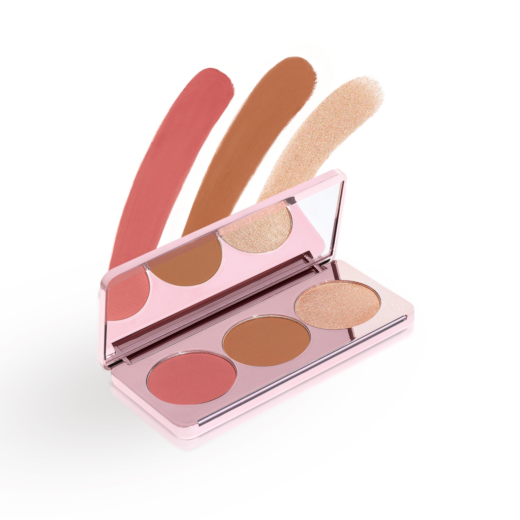 NEW Blush Me & Glow Face Palette - Contour & Highlight Makeup Kit for Cheeks & Eyes - Perfect for Everyday Glam & Special Occasions