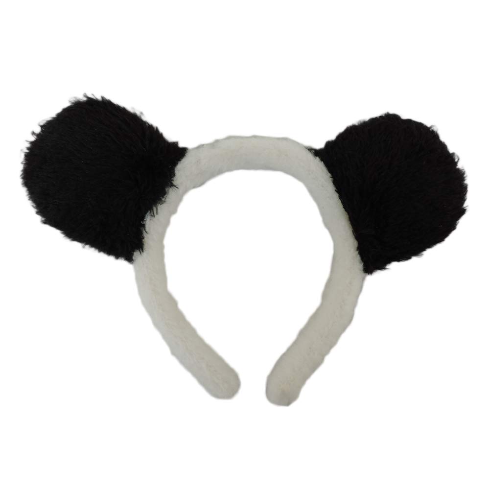 Kids Panda Bear Ears Headband - Adjustable Costume Accessory for Dress Up & Play | Perfect for Halloween, Cosplay, Birthday Parties & Pretend Play