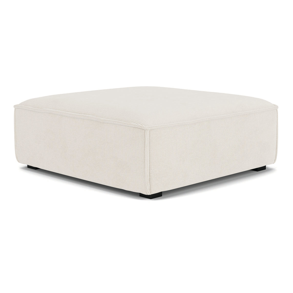 Premium Daphne Velvet Extra Large Footrest - Soft & Supportive Ottoman for Living Room, Office & Bedroom - Comfortable Foot Rest Stool for Relaxing, Working & Nursing (Grey)