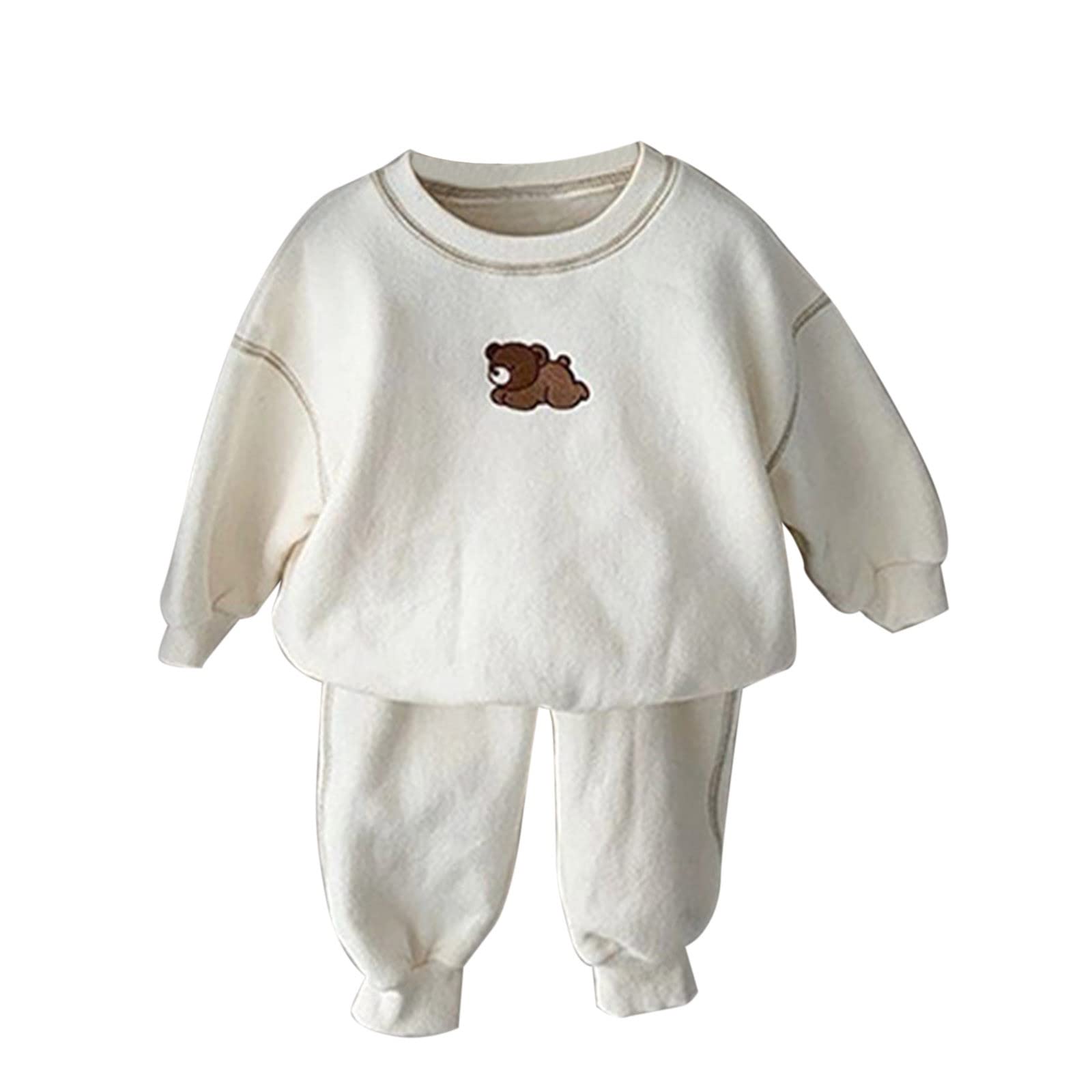 Halloween Pumpkin Outfit for Toddler Boys & Girls - Cute Sweatshirt & Drawstring Jogger Pants Set | Perfect for Trick-or-Treating & Fall Photoshoots