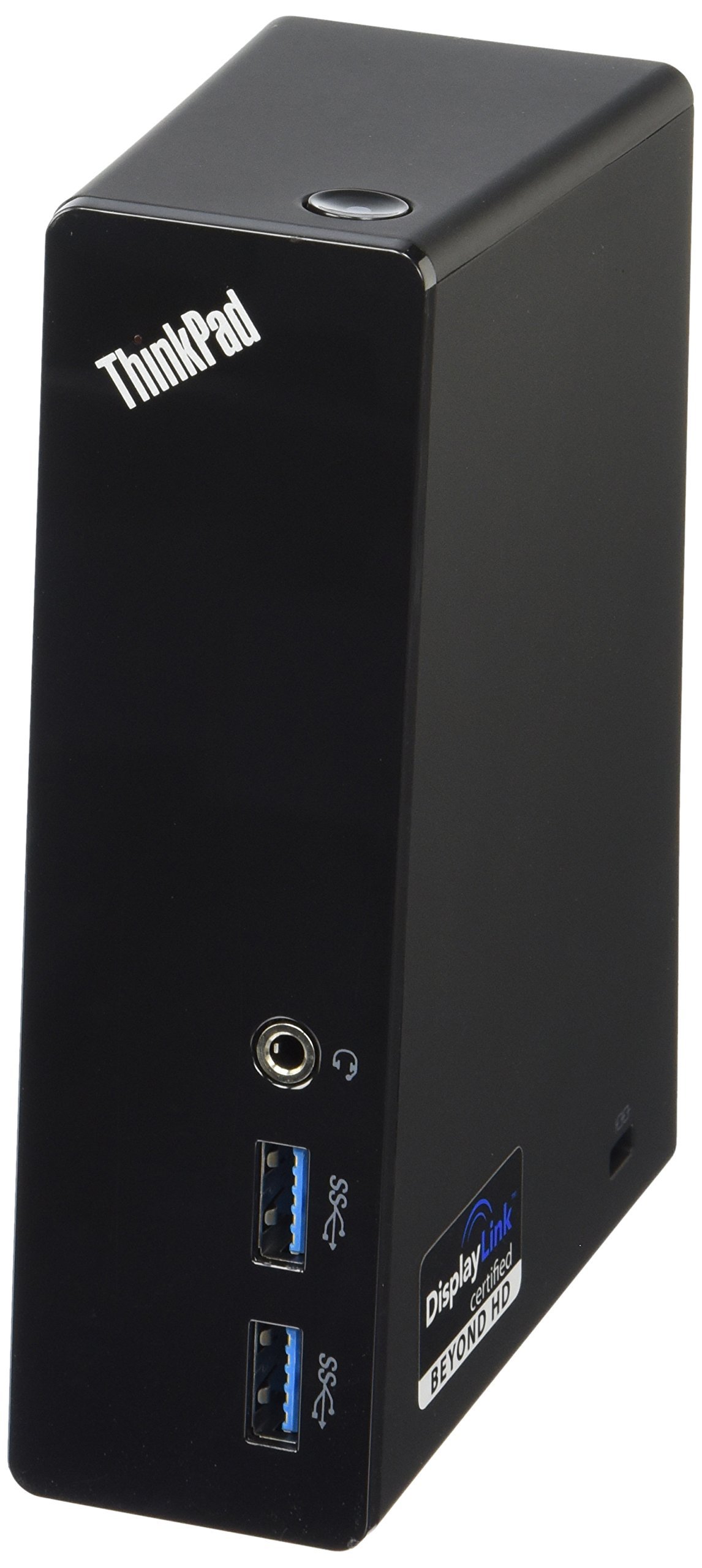 Lenovo ThinkPad USB 3.0 Docking Station (0A33970) - Certified Refurbished | Dual Monitor Support, 6 USB Ports | Perfect for Home Office & Remote Work Setup