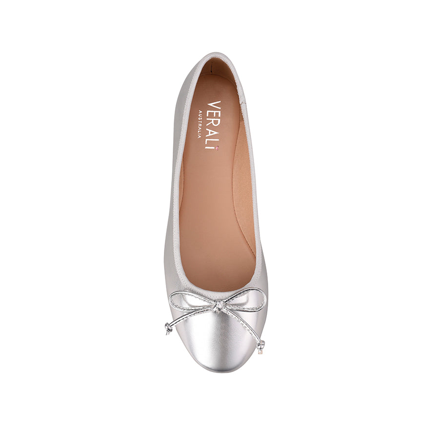 Elegant Silver Ballerina Ballet Flats for Women - Comfortable & Stylish Dance Shoes for Ballet, Parties, and Everyday Wear