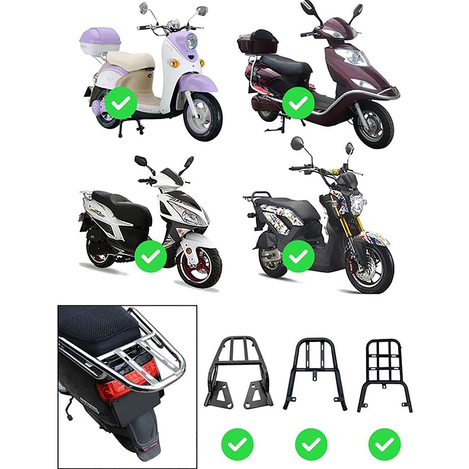 Universal 30L Motorcycle Top Box - Waterproof Rear Luggage Storage for Scooters & Bikes, Fits 2 Helmets with Mounting Hardware - Perfect for Commuting, Touring & Road Trips