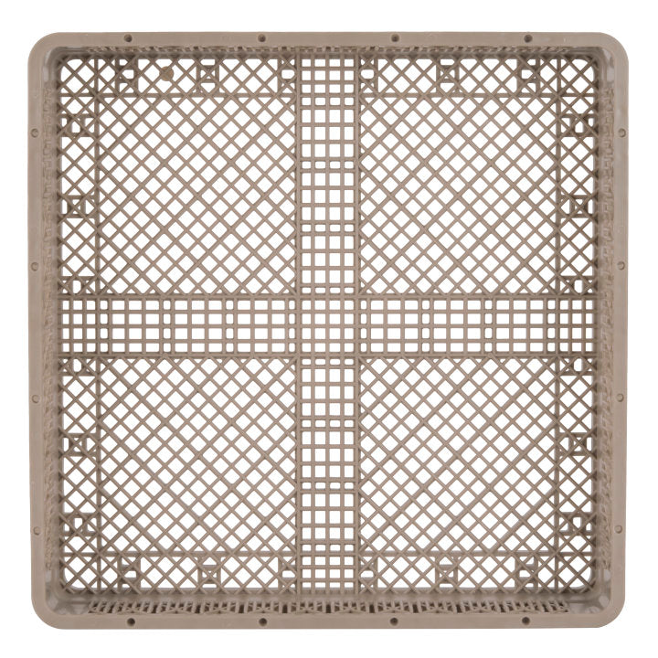 Vollrath Full Size Flatware Rack - Beige Stainless Steel Utensil Organizer for Restaurant, Kitchen & Catering Storage
