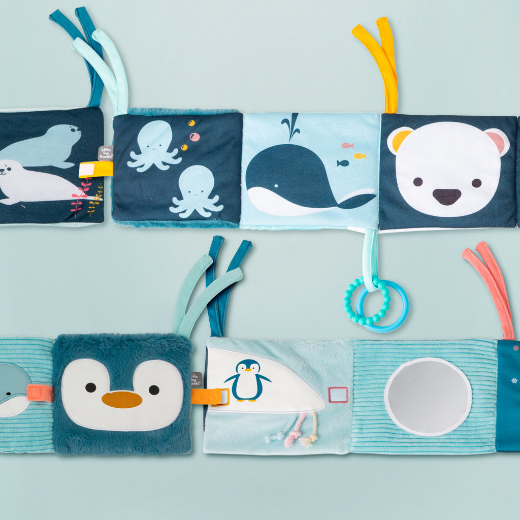 Little Big Friends Ocean Duo Gift Set - Adorable Plush Sea Animal Toys for Kids | Perfect for Birthday Gifts, Nursery Decor & Cuddling Companions