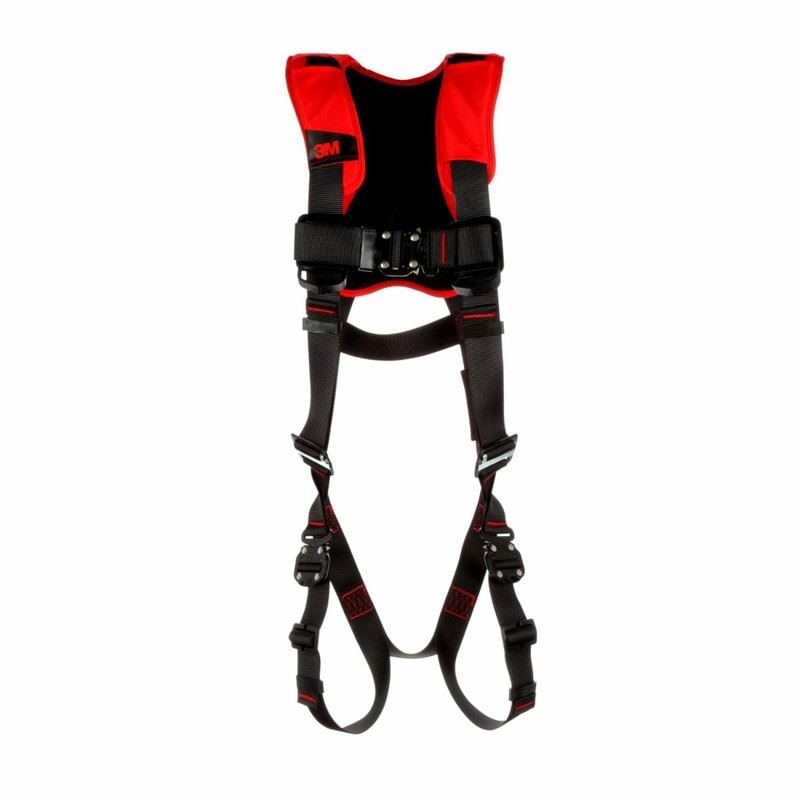 3M 1161427C Comfort Vest Style Safety Harness M/L - Lightweight Fall Protection for Construction & Roofing Work