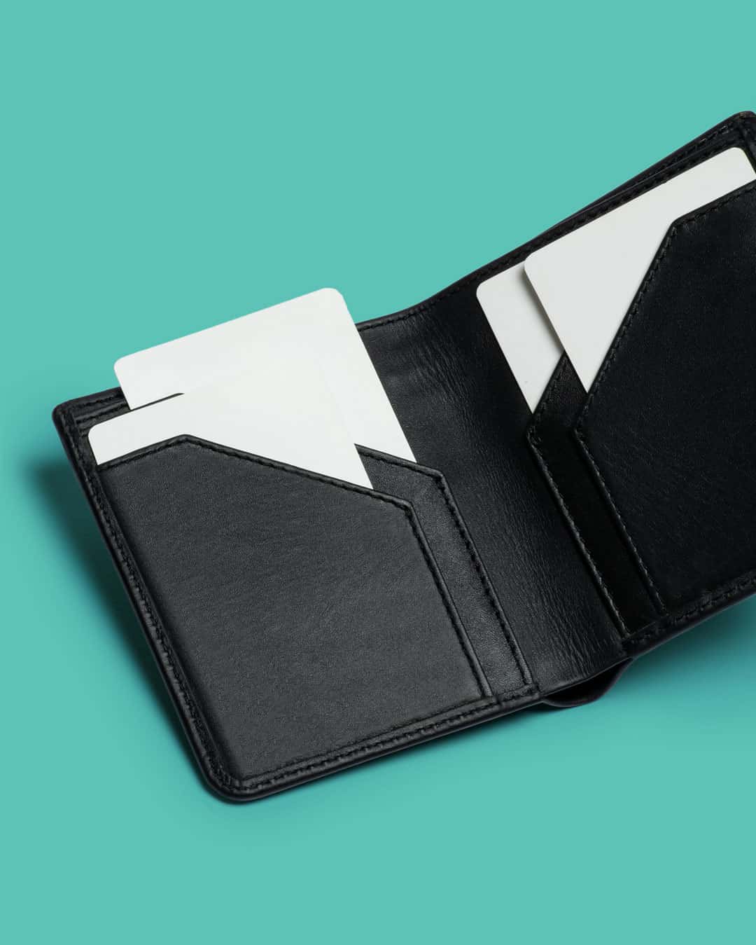 Premium Wave Bifold Wallet for Men - RFID Blocking Leather Wallet with Multiple Card Slots & Cash Pocket - Perfect for Everyday Use, Travel, and Business
