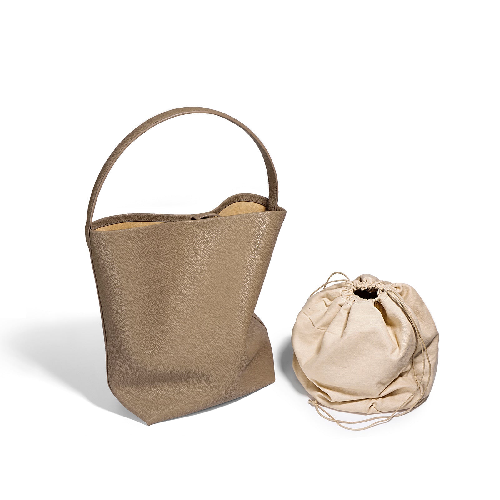 Stylish Soft Leather Bucket Handbag for Women - Fashionable Crossbody Shoulder Bag - Perfect for Work, Travel & Everyday Use