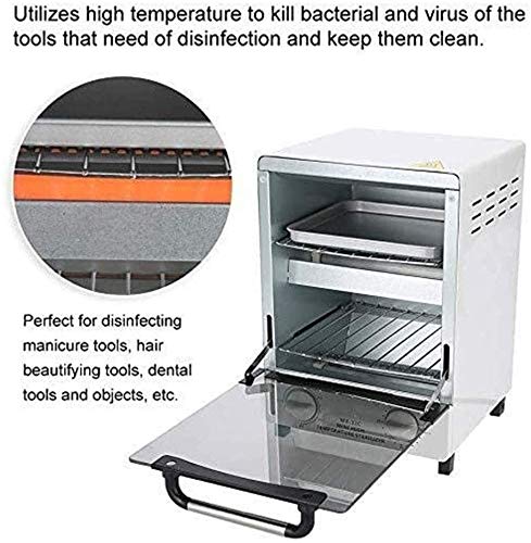 12L 900W Double Deck Professional Nail Tools & Medical Autoclave Sterilizer - High Temperature Steam Sterilizer Cabinet for Salon, Spa, Dental Clinics & Home Use - Perfect for Scissors, Baby Bottles, Toys, Towels & More - Sanitize Beauty Tools & Household Items Safely