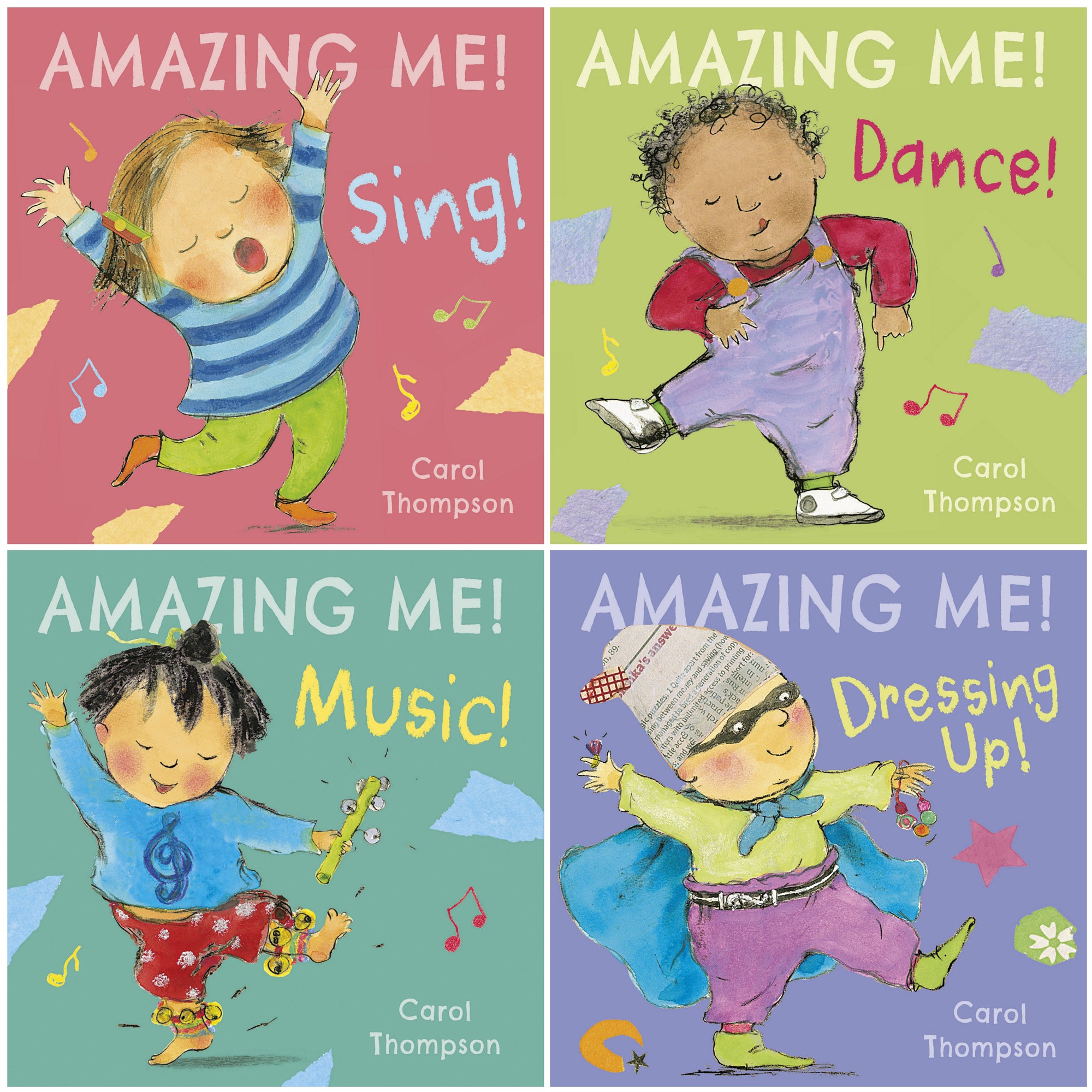 Amazing Me! 4-Piece Board Book Set for Toddlers by Child's Play Books - Perfect for Early Learning & Bedtime Stories