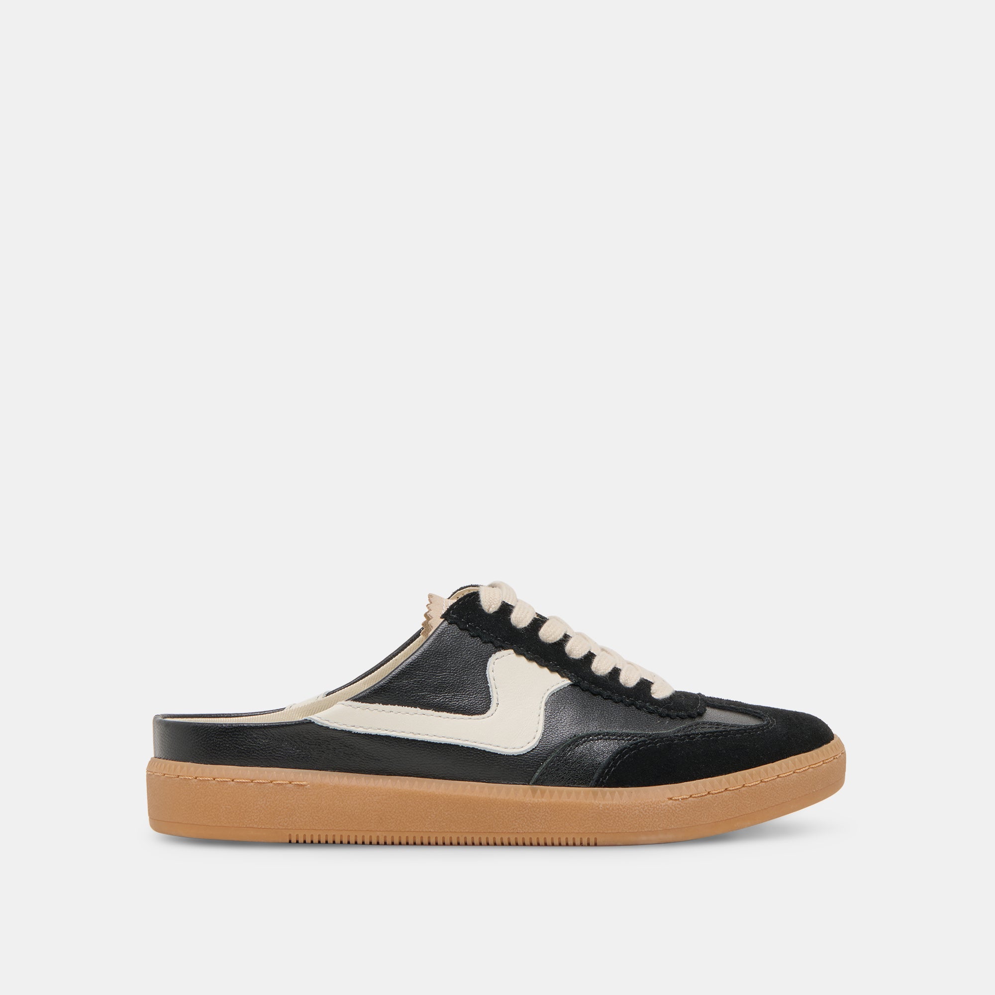 Black Suede Notice Slide Sneakers - Comfortable Slip-On Shoes for Casual Wear & Everyday Use