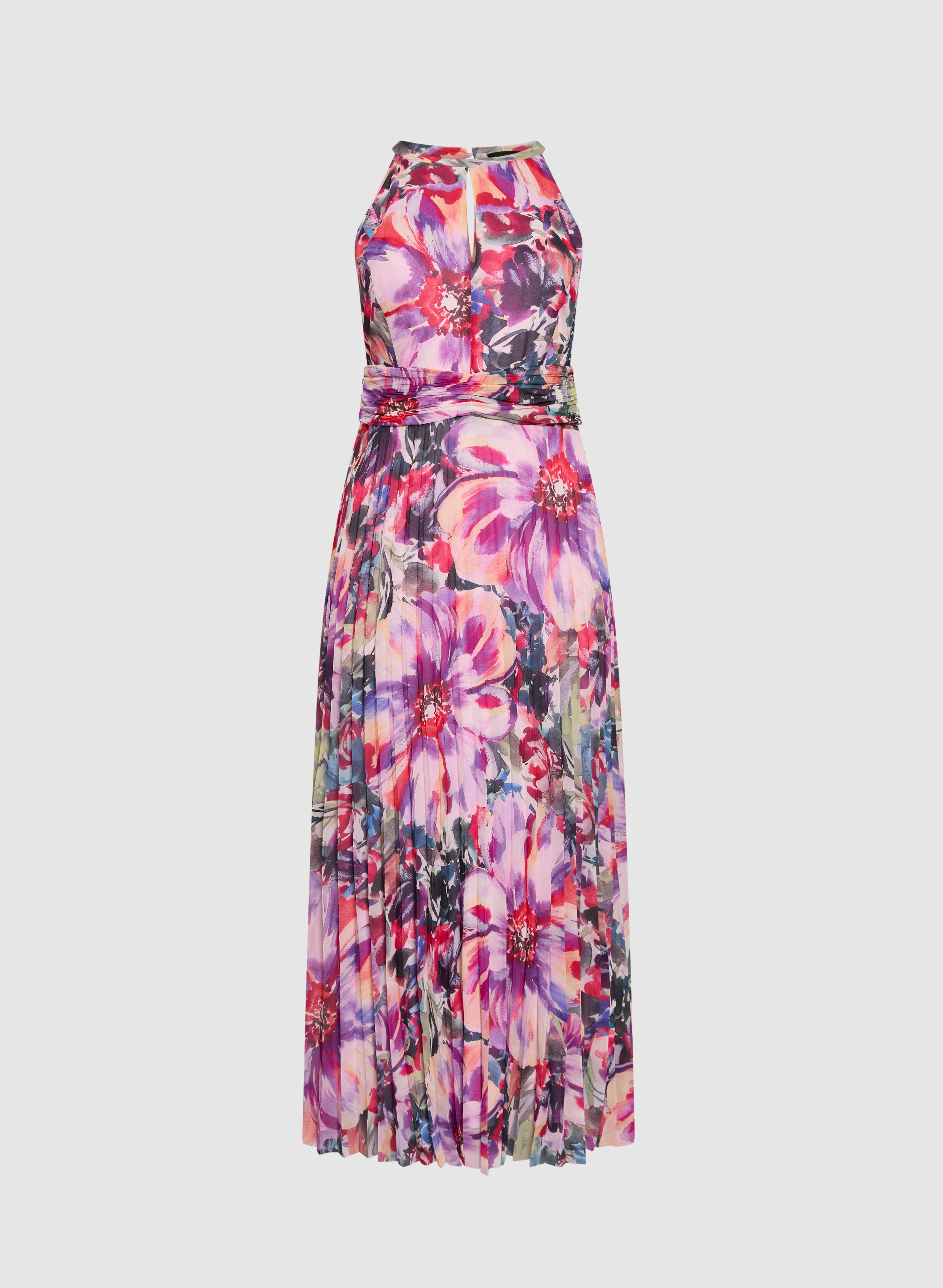 Floral Maxi Dress for Women - Elegant Summer Long Dress with Flowy Skirt - Perfect for Beach, Vacation, and Casual Outings