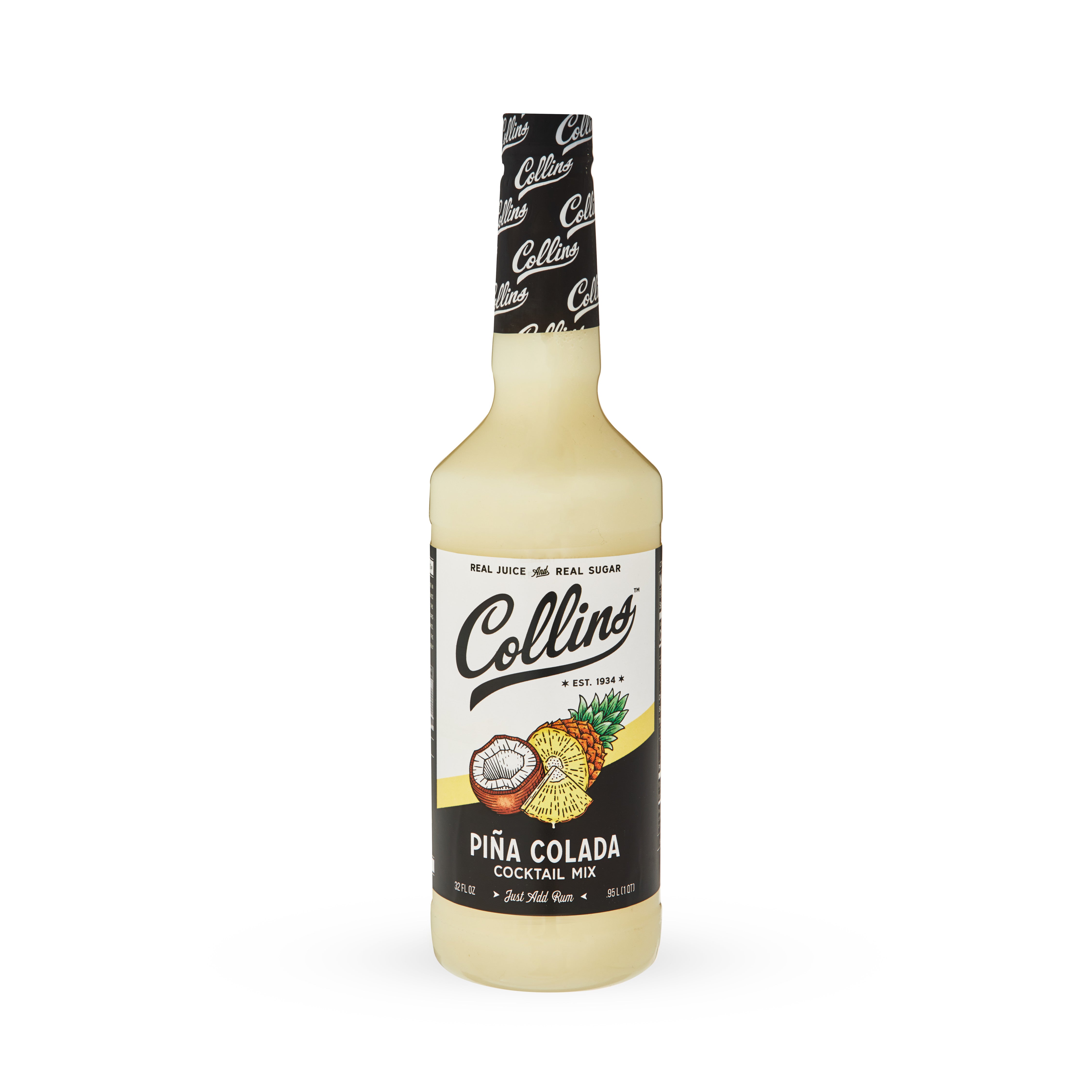 Piña Colada Cocktail Mix - 32 oz Premium Coconut & Pineapple Drink Mix for Tropical Parties, Summer Cocktails & Beach Themed Events