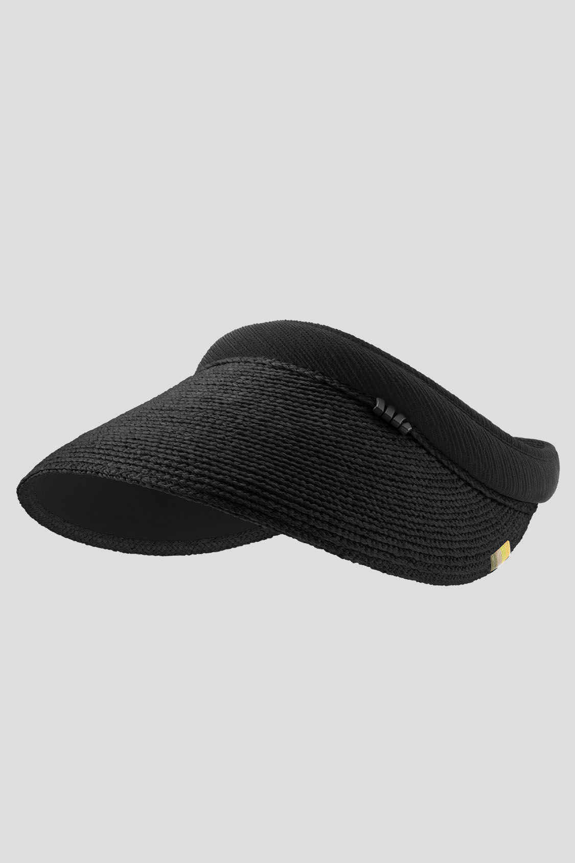 Aero Women's Open Top Black Gel Straw Hat UPF 100+ Sun Protection - Perfect for Beach, Pool, Gardening & Outdoor Activities