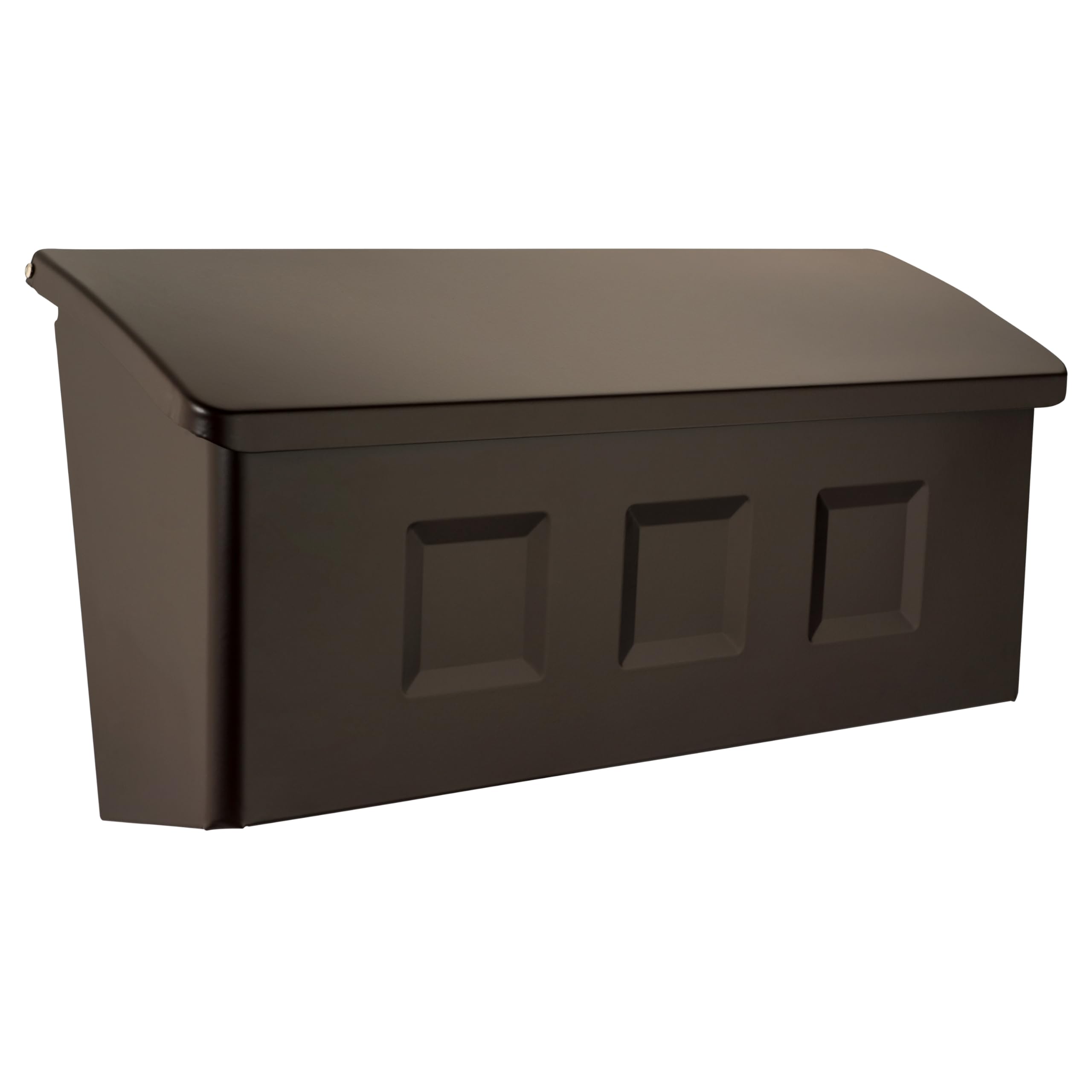 Wayland Galvanized Steel Wall Mount Mailbox - Rubbed Bronze Finish, Small Capacity (Model 2689RZ) | Durable Outdoor Mailbox for Homes, Apartments & Offices | Weather-Resistant Architectural Mailbox for Secure Mail Delivery