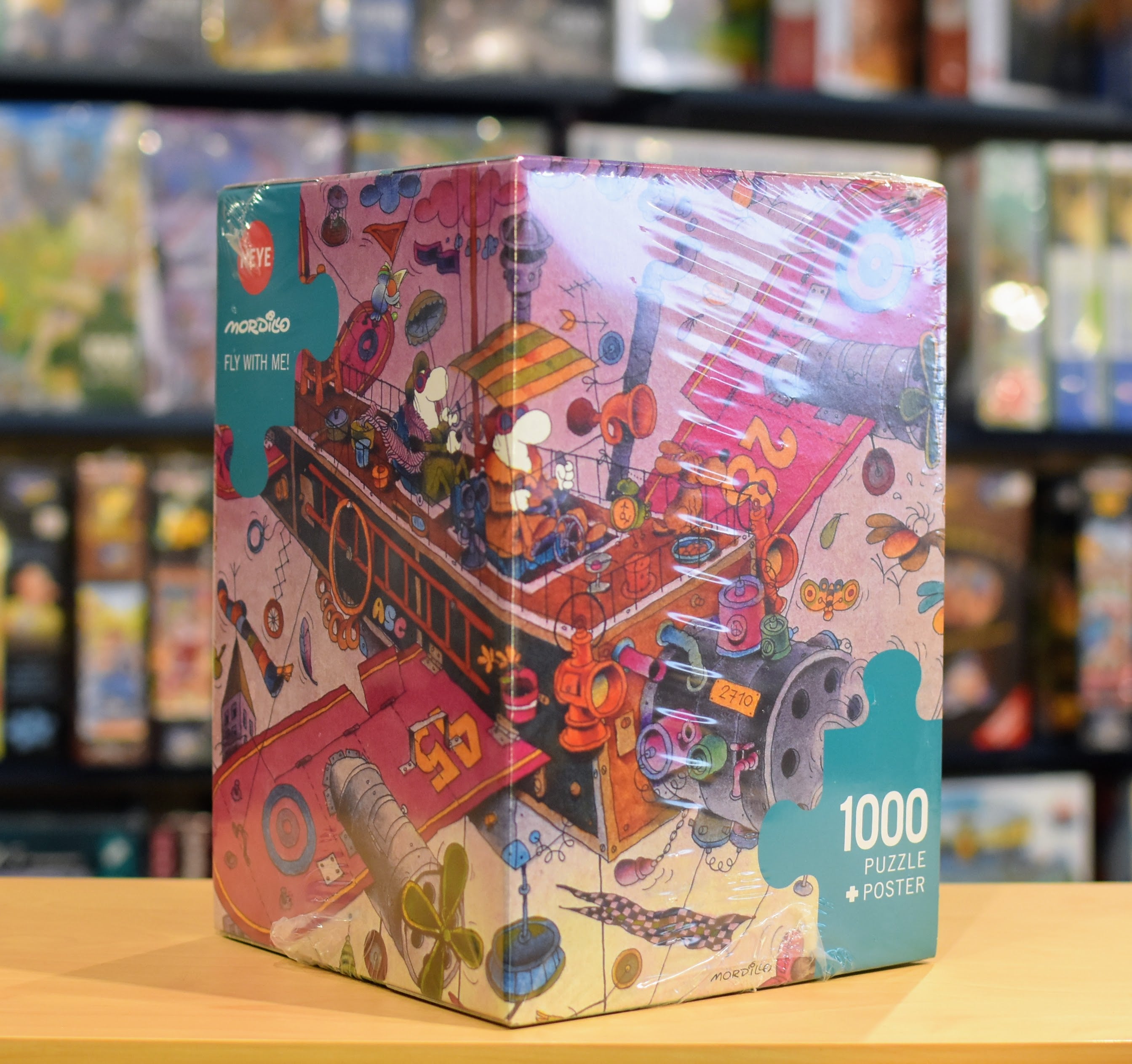 Heye 1000-Piece Triangle Jigsaw Puzzle 'Fly With Me' - Challenging Adult Puzzle for Home Decor & Relaxation