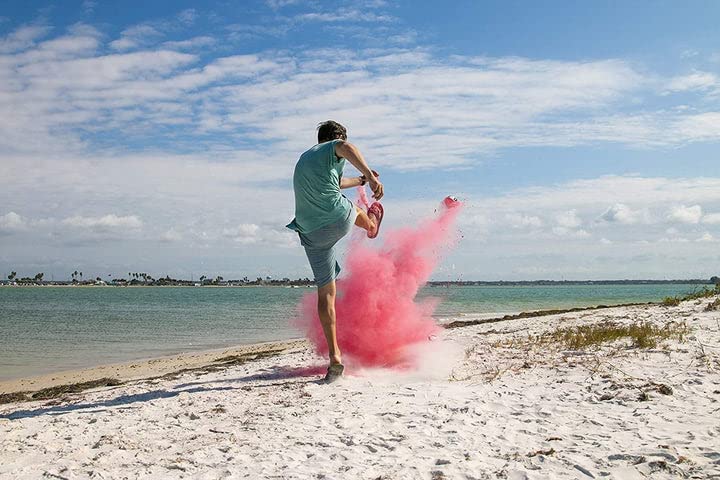 Ultimate Gender Reveal Party Supplies - Soccer Ball with Blue & Pink Powder Kit | Non-Transparent Baby Shower Decorations | Perfect for Gender Reveal Parties, Baby Showers & Celebrations