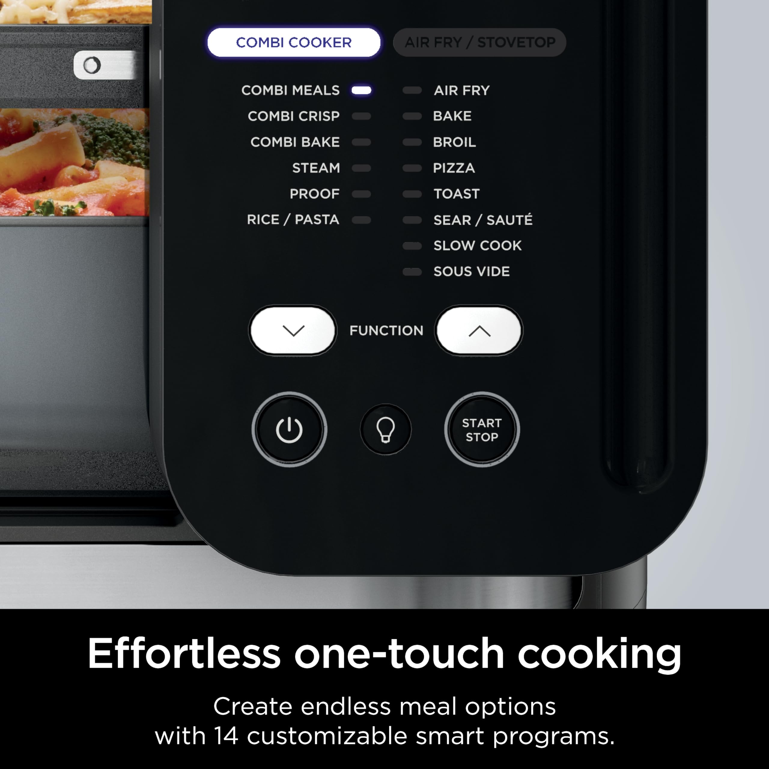 Ninja Combi All-in-One Multicooker 14-in-1 Functions - Air Fryer, Oven, Slow Cooker, Bake, Roast & More | 15-Minute Meals | Includes 3 Stainless Steel Accessories | Perfect for Quick Family Dinners, Meal Prep & Healthy Cooking