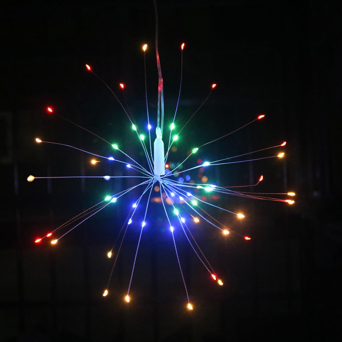 600 LED Starburst Fairy Lights with Remote Control - 10 Connection Copper Wire String Lights, 8 Modes, Dimmer & Timer - Perfect for Christmas Decorations, Garden Lighting, and Party Ambiance