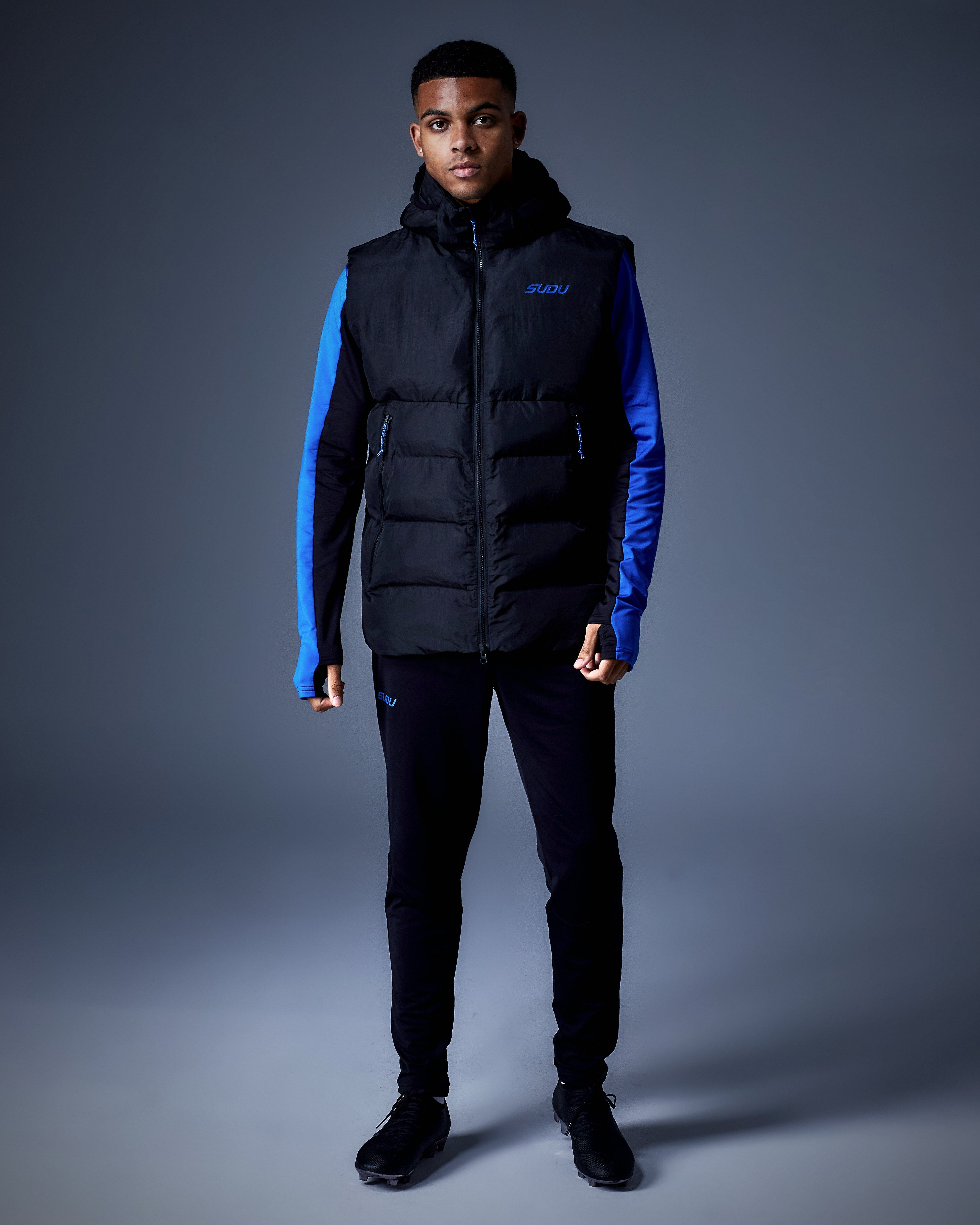 SPG 01 Black Vest for Men - Lightweight Outdoor Running Cycling Hiking Jacket - Perfect for Sports, Work & Casual Wear