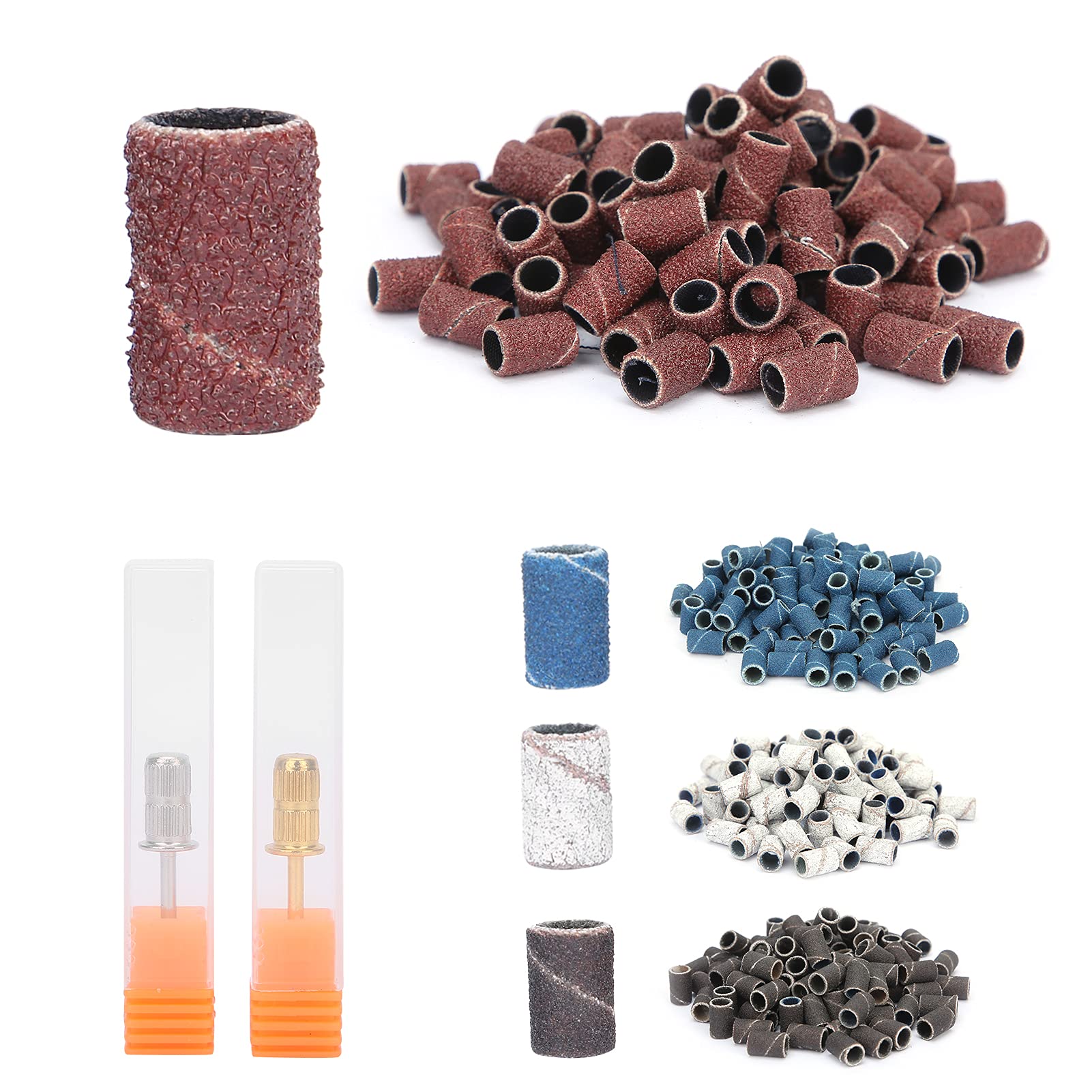 2-Pack 400pcs Nail Art Sanding Bands - 0.5