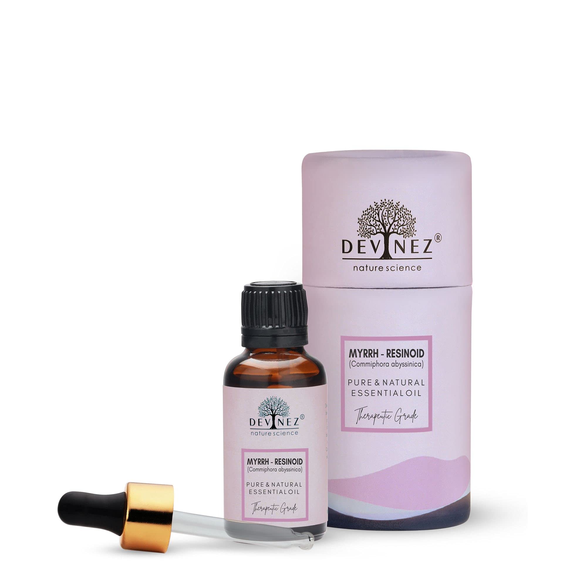 Pure Myrrh Essential Oil 100% Natural 50ml - Hair & Skin Care for Dandruff & Acne