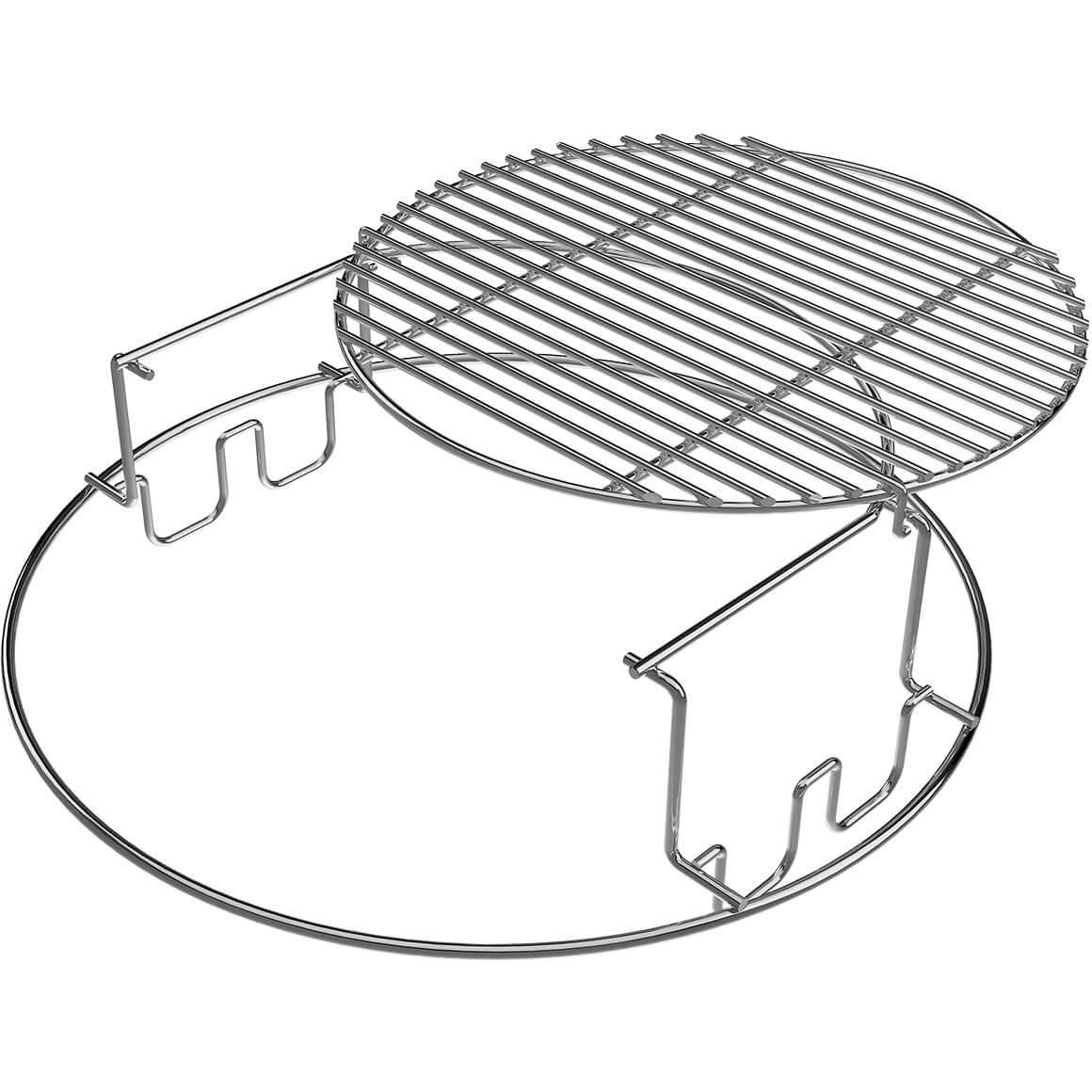 Big Green Egg Multi-Level Rack for Large Egg (120755) - Expand Cooking Space for Grilling, Smoking & Roasting