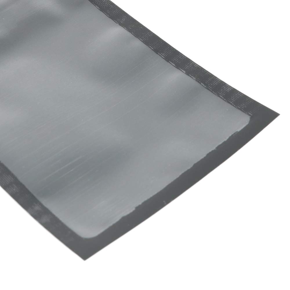 QQ Studio 100-Pack Translucent Matte Black Resealable Plastic Bags (1.5oz, 4