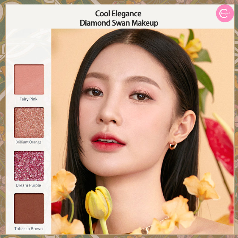 LANSUR Twilight Fairy Eye & Cheek Palette - 6 Color Blush & Eyeshadow Makeup Set for Natural Glow | Perfect for Day & Night Looks, Bridal & Party Makeup