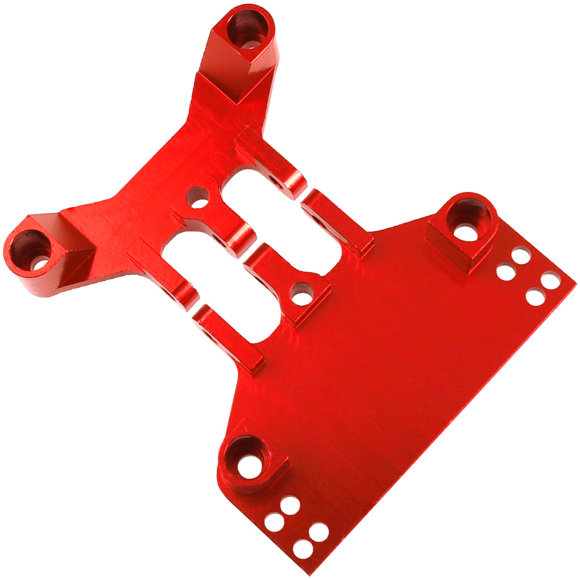 Upgrade RC Car Pull Rod Base Seat Mount & Tie Rod Servo Bracket - Compatible with MN Model G500 1/12 Scale - Durable Red Aluminum Alloy Parts for Off-Road Racing & Crawling - Perfect for DIY Repair & Performance Enhancement