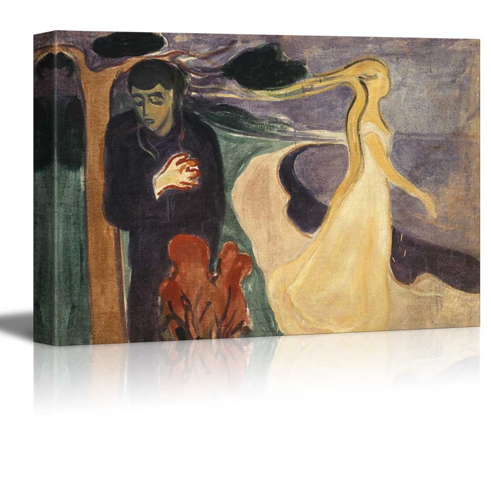 Separation by Edvard Munch - 16x24 Inches Canvas Wall Art Print - Famous Expressionist Painting for Living Room, Bedroom & Office Decor