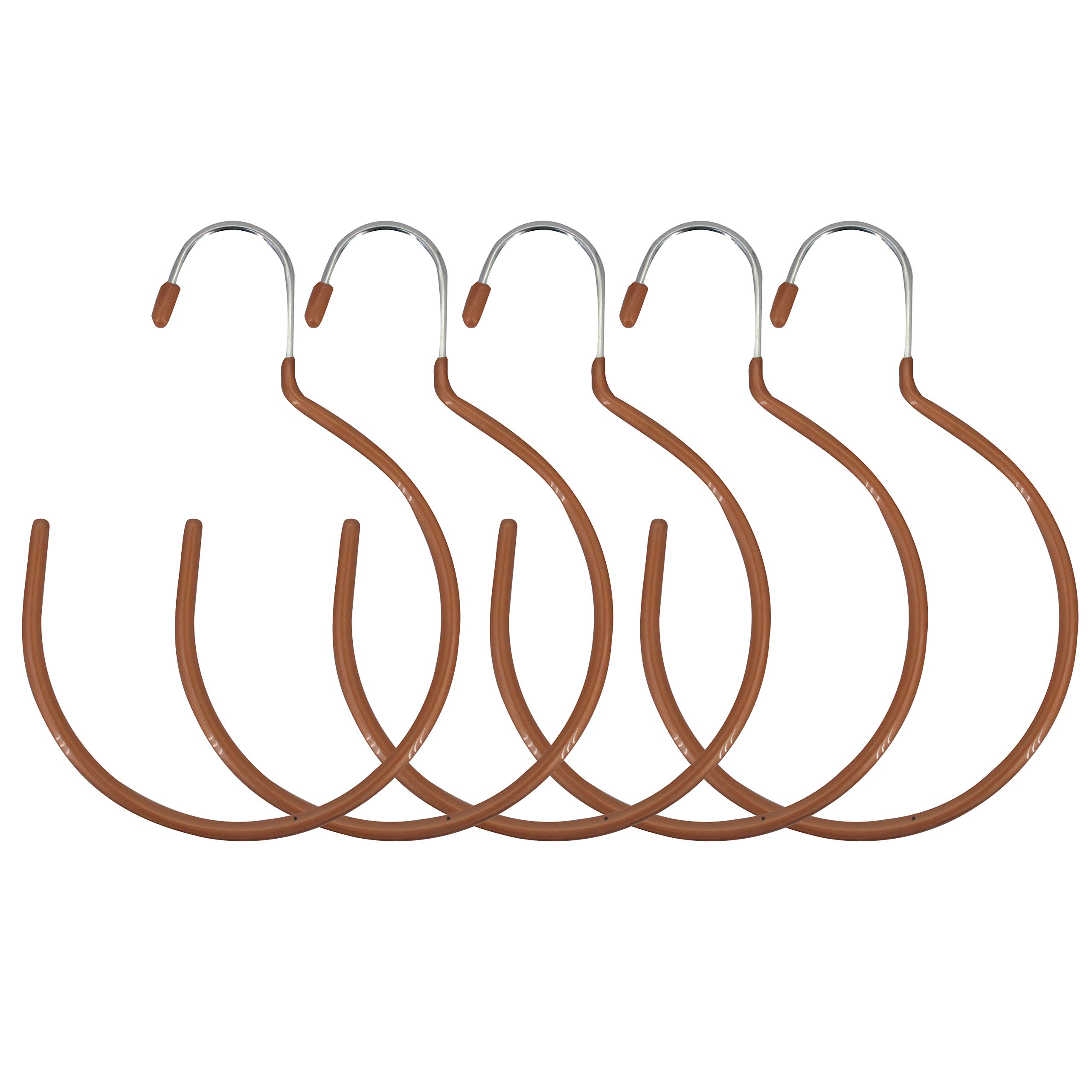 OVOV 5-Piece Christmas Gift Set - Portable Belt & Tie Organizer, Multi-Use Closet Storage Hanger for Scarves, Belts & Accessories | Perfect for Home, Office & Travel Organization