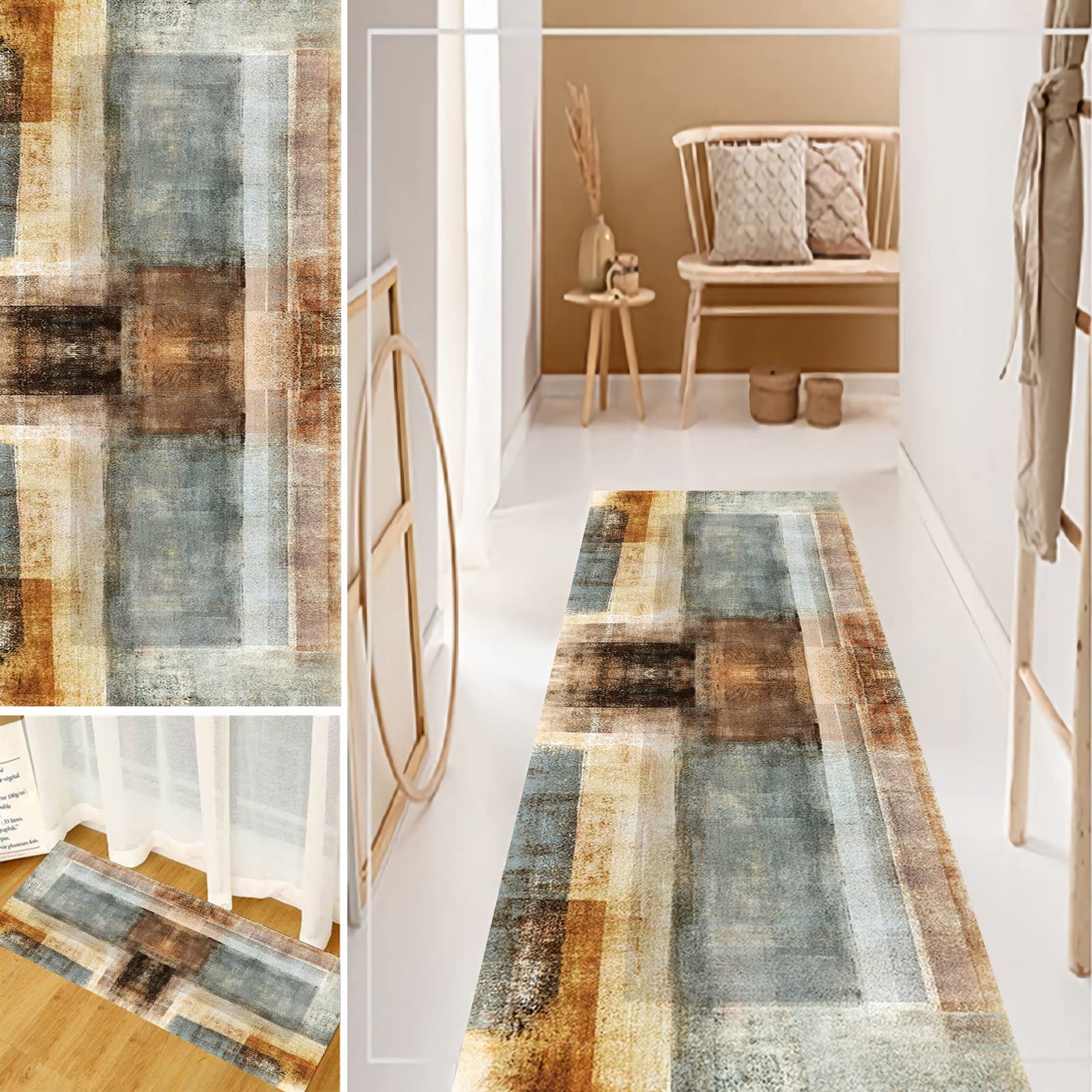 Non-Slip Hallway Runner Rug 2'4