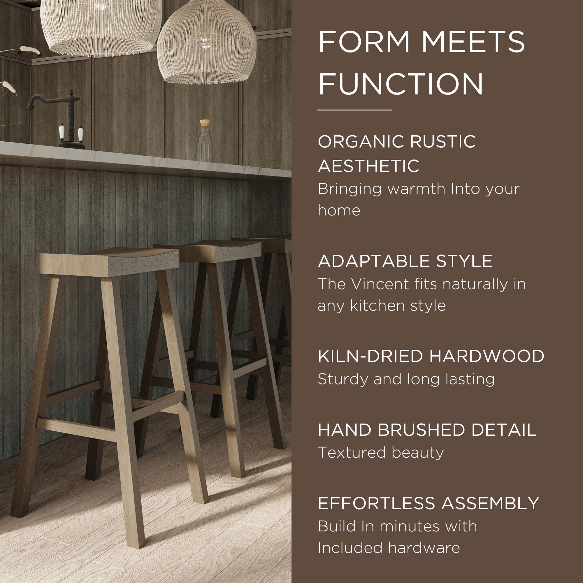 Modern Farmhouse Bar Stool - 31